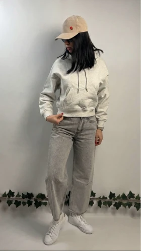 هودی برند grooverhyme طوسی روشن