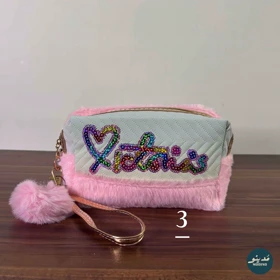 کیف آرایشی مکعبی پولیشی کد 2152