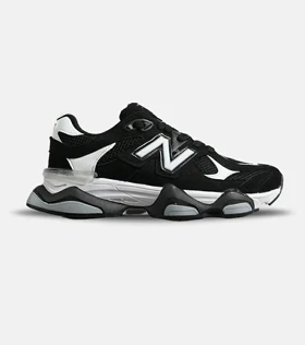 کفش کتانی مردانه و زنانه مشکی سفید NEW BALANCE 9060 مدل 7307