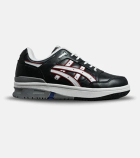 کفش کتانی مردانه مشکی سفید قرمز ASICS TIGER RUNNER II