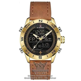 ساعت مچی نیوی فورس قاب طلائی Naviforce 9144M