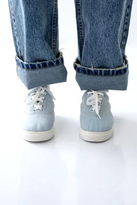 کفش ونس بندی جین زنانه