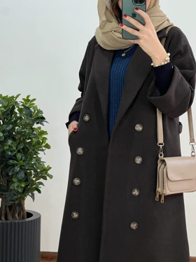 پالتو بلند آستردار بارلی 3(ایراد دار)