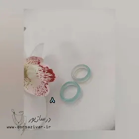 انگشتر عقیق رنگی
