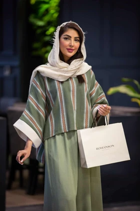 مانتو پانچ کنفی ترکیبی
