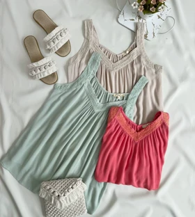 تاپ نخ کریشه بند گیپور کد 2741