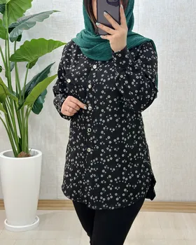 B957- مانتو گل گچی