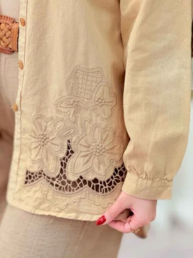 مانتو گلدوزی پرین