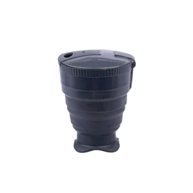 لیوان تاشو سیلیکونی LIFE CAMP (ذغالی)