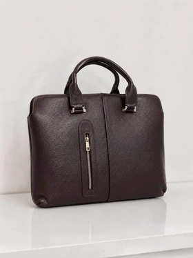 کیف اداری چرم طبیعی زنانه brown2