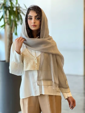 شال ابریشم هانی کد 1515