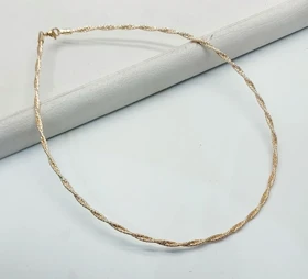 طوق زنانه ژوپینگ طرح طلا