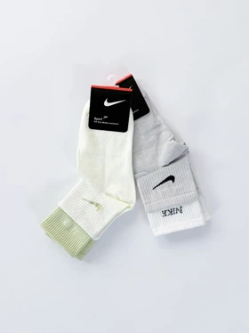 جوراب نیم ساق نخ پنبه دوکش نایک Nike