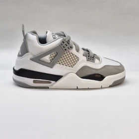 کتانی جردن 4 طوسی سفید رترو Air Jordan 4 Retro White Midnight