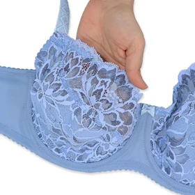 سوتین شاندرمن فنردار کد 2454-214 آبی روشن