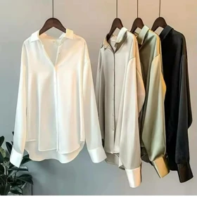 شومیز ساتن وارداتی shein