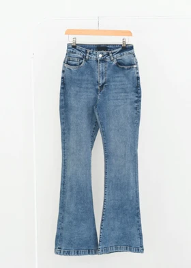 شلوار دمپا آبی متوسط