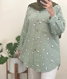مانتو لینن نخ