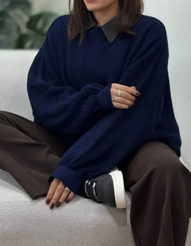 پلیور بافت ماهلی 8