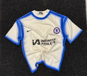 کیت باشگاهی چلسی سفید پارچه ماکان گرم بالا