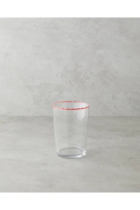 لیوان شیشه‌ای English Home مدل Candy Cane Stripe