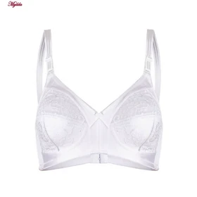 سوتین زنانه لین مدل بدون فنر کلاسیک سفید کد 4680-425