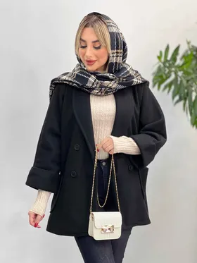 پالتو چهاردکمه یقه آرشال