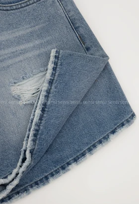 شلوارک جین دمپا اسلوچی کد1005733