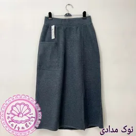 دامن فوتر تک جیب در رنگبندی متنوع