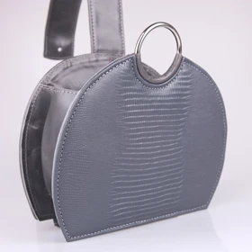 کیف کمری زنانه چرم یلسان مدل روژینا کد007-GL (طوسی)