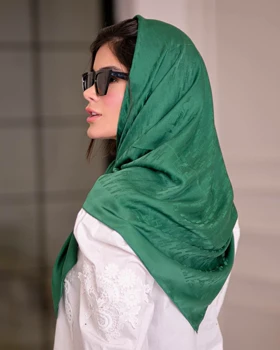 روسری ابریشم ژاکارد (قواره 90) 30151