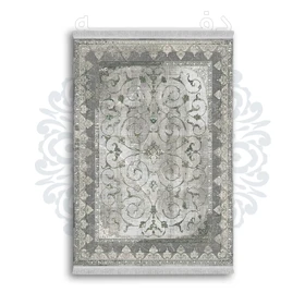 *جدید* فرشینه از جنس پارچه شانل مخمل ترک طرح فانتزی برند دفه کد 1080