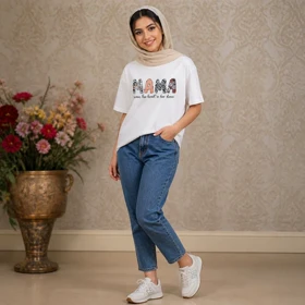 تیشرت باکسی زنانه