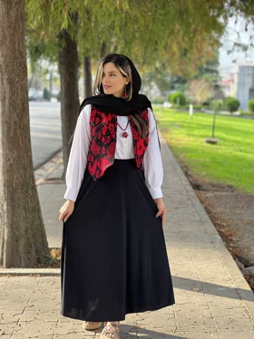 ست وست و دامن و گوشواره 3339