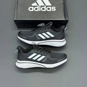 کفش آدیداس کلود فوم TND مشکی سفید Adidas Cloudfoam TND Black White