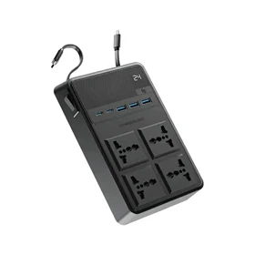 چندراهی و محافظ برق 2500W پاورولوژی مدل POWEROLOGY 4 AC POWER STRIP PWC029