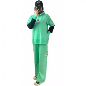 ست دخترانه دورس شلوار لبوبو