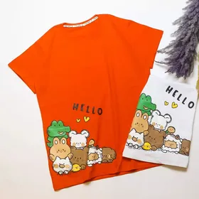 تیشرت نخپنبه hello حیوانات کد 530