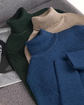 بلوز بافت یقه اسکی ساده