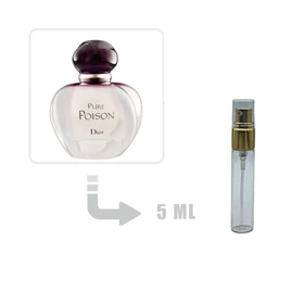 دکانت عطر ادکلن دیور پیور پویزن زنانه 5 میل اصلی Dior Pure Poison for Woman 5ml