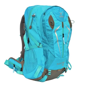 کوله پشتی کوهنوردی 38 لیتری Pekynew مدل P170-38-L (آبی فیروزه ای)