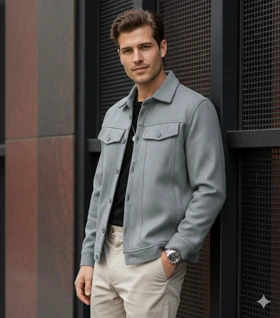 کت فوتر 2 جیب برش باکسی