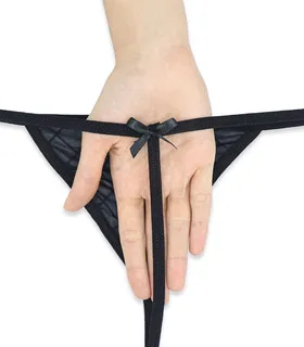 ست دو شورت و سوتین گیپور فنردار ژوبین کد 1368 طرح لوزی مشکی
