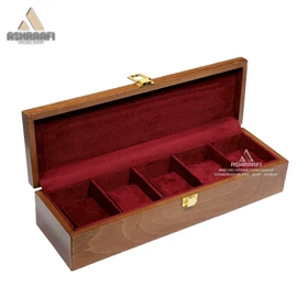 جعبه ساعت مچی 5 عددی چوبی Box Watches 5 WS