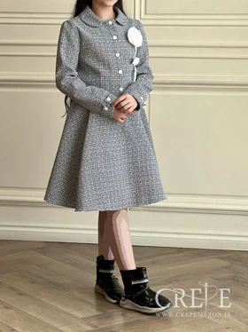 ست کت ودامن یقه ب شنل