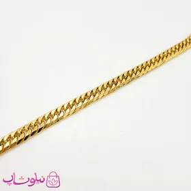 دستبند مردانه استیل طرح کارتیه طلایی کد 300