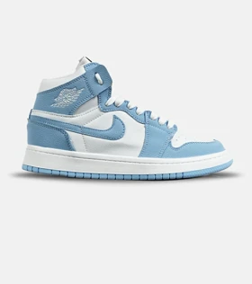 کفش کتانی ساق‌دار مردانه و زنانه آبی سفید NIKE jordan 1 مدل 7954