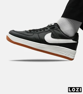 کفش کتانی مردانه و زنانه مشکی سفید نایک NIKE AIR FORCE