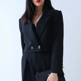 کت و شلوار زنانه‌ی کرپ لیون (Leone) کد 5461