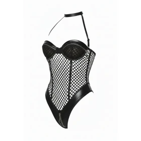 لباس خواب فانتزی زنانه مدل زنبوری زیپ‌دار پرن 1028